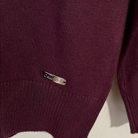 Calvin Klein Cream or Burgundy Soft Turtleneck Sweaters Large New - Picture 11 of 16